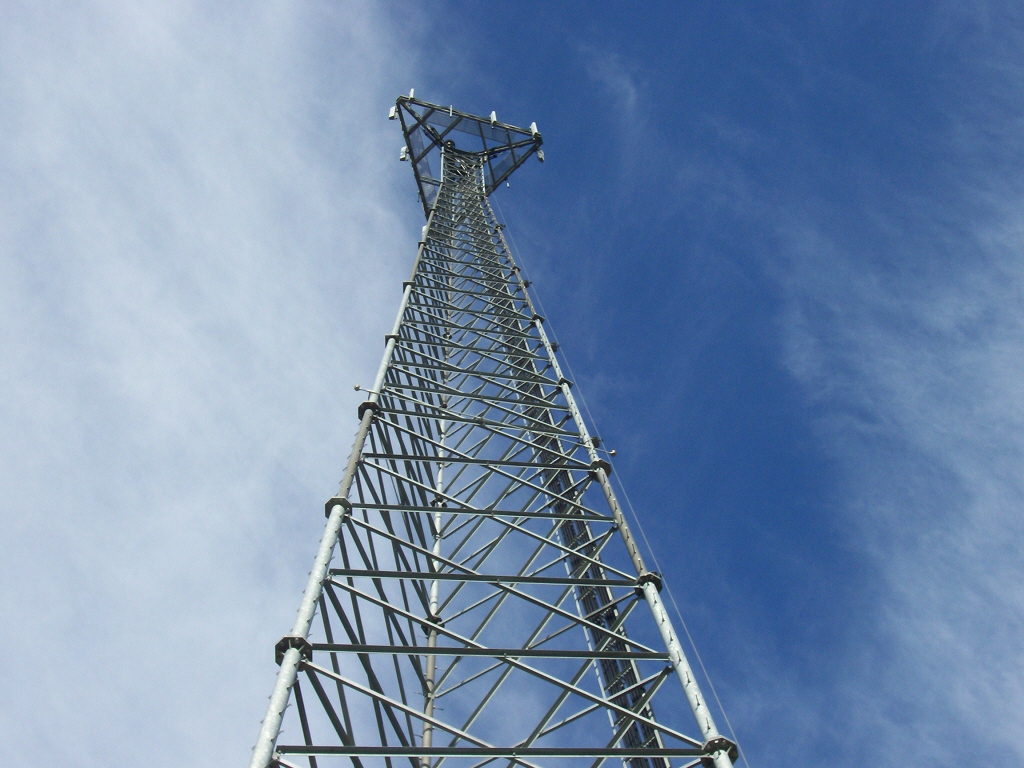 Putting Up A New Cell Tower For Wireless Communications